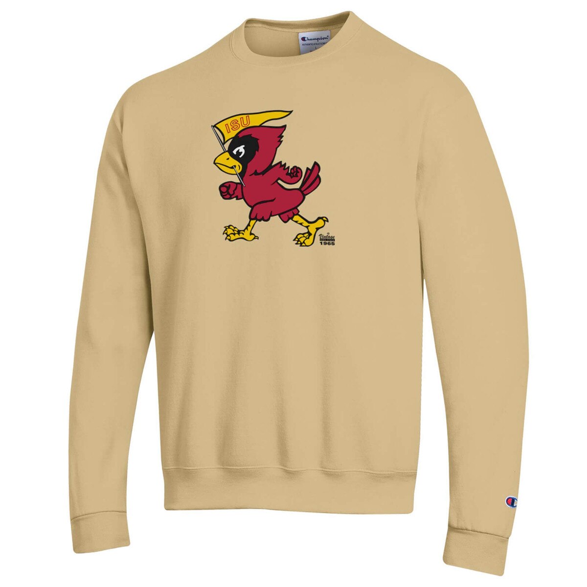Champion® Pennant Cy Gold Crewneck